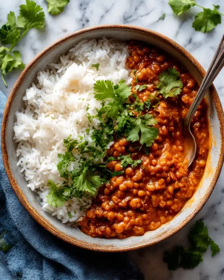 Instant Pot Red Curry Lentils Recipe