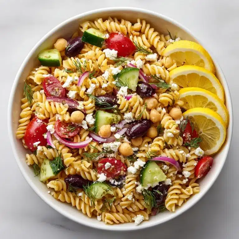 Greek Pasta Salad Recipe