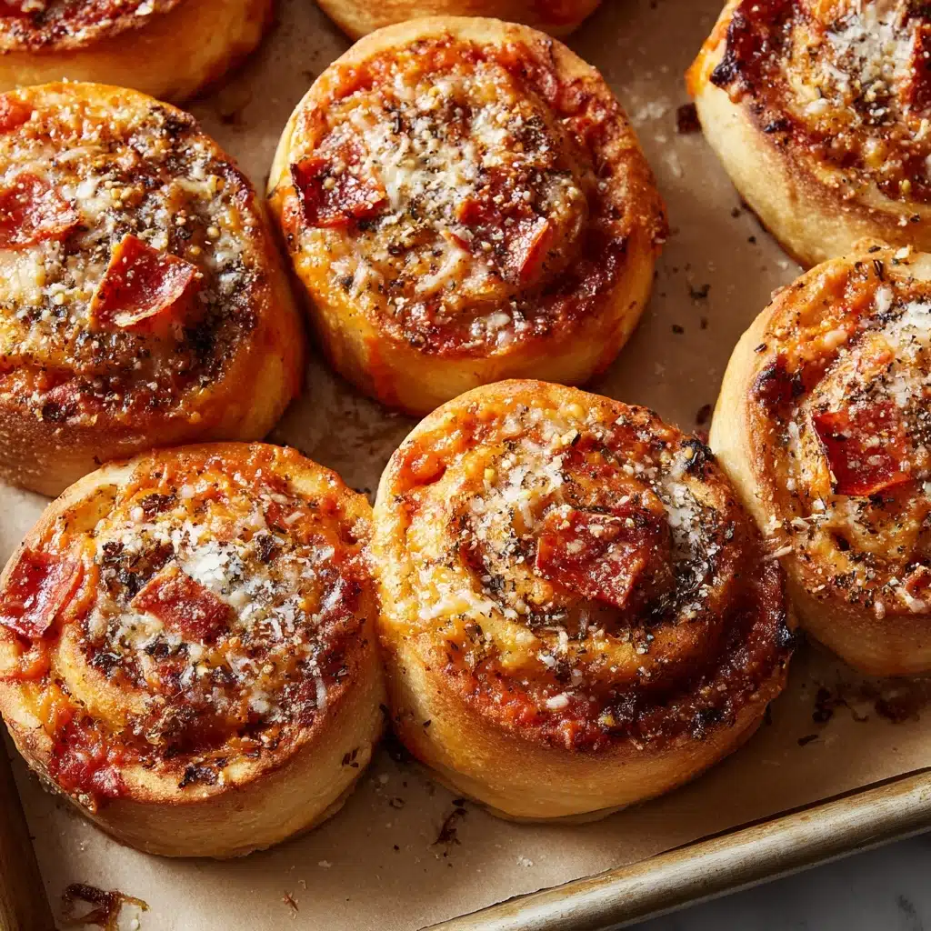 Pepperoni Pizza Pinwheels Recipe - Recipe Image