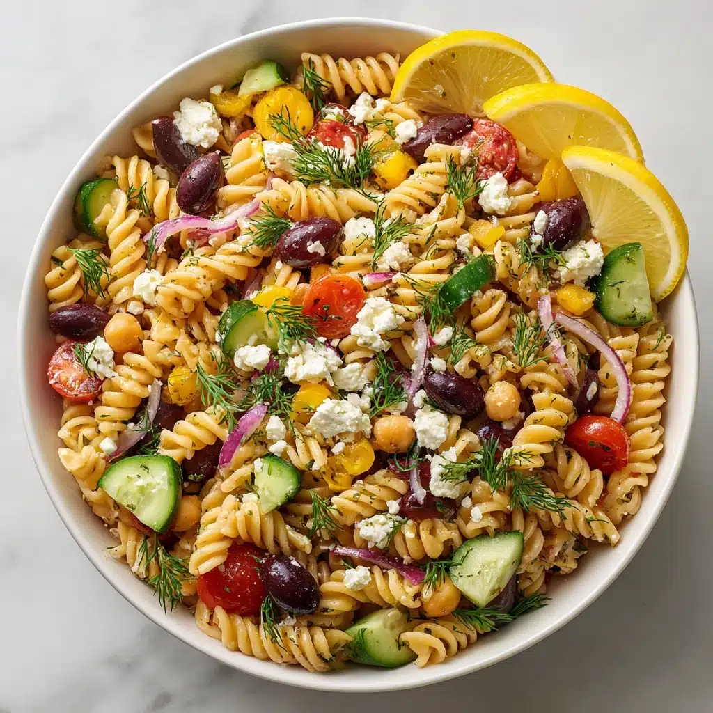 Greek Pasta Salad Recipe - Recipe Image