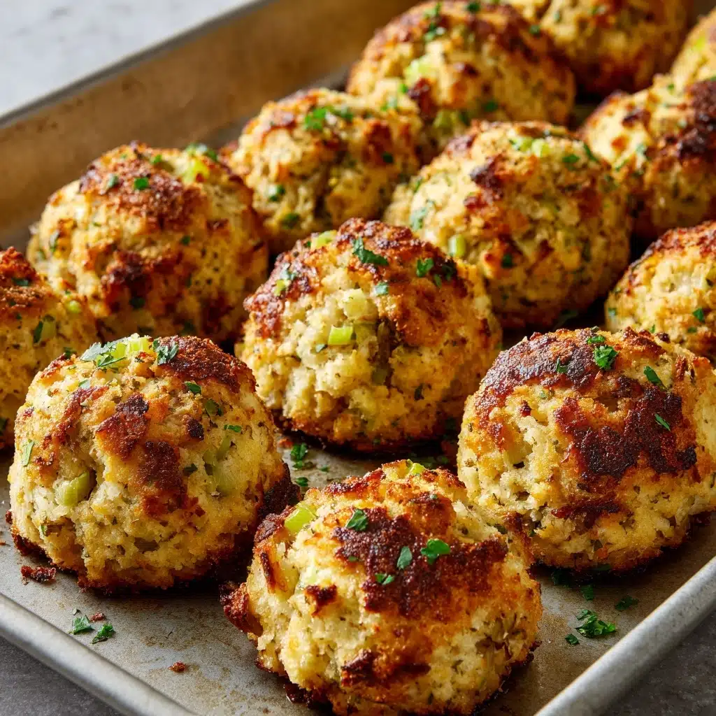 Turkey Stuffing Balls Recipe - Recipe Image