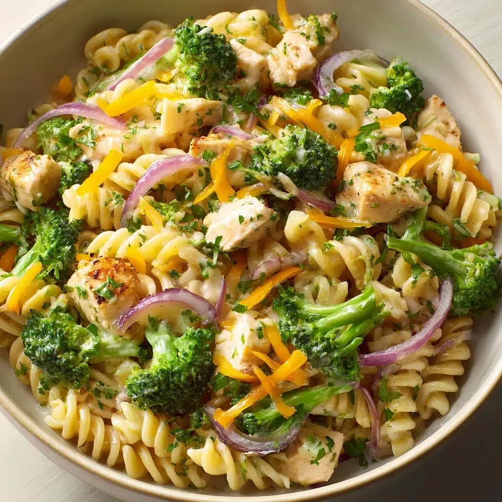 Chicken Broccoli Pasta Salad Recipe - Recipe Image