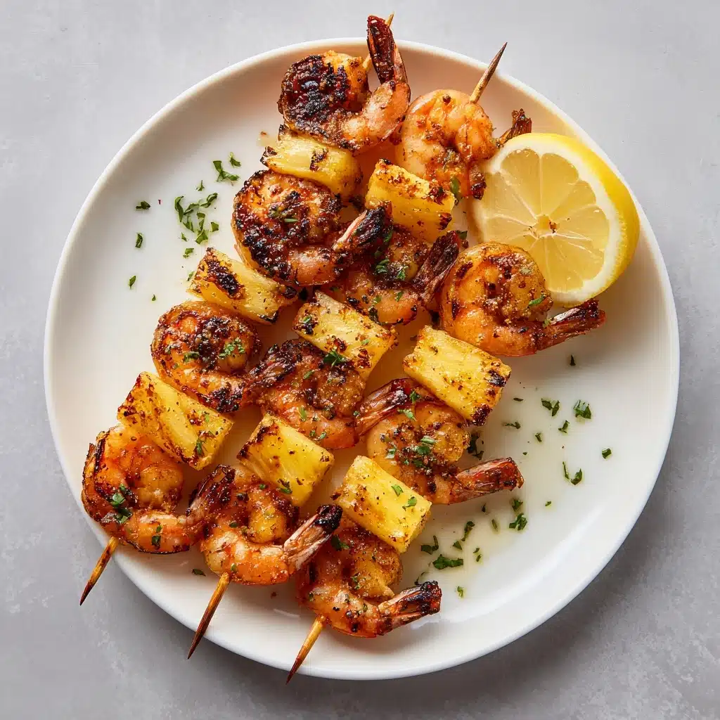 Grilled Shrimp Pineapple Skewers Recipes Recipe - Recipe Image