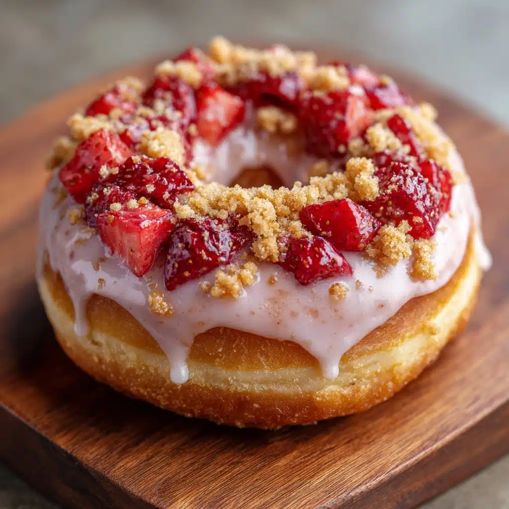 Strawberry Shortcake Sourdough Bagels Recipe - Recipe Image
