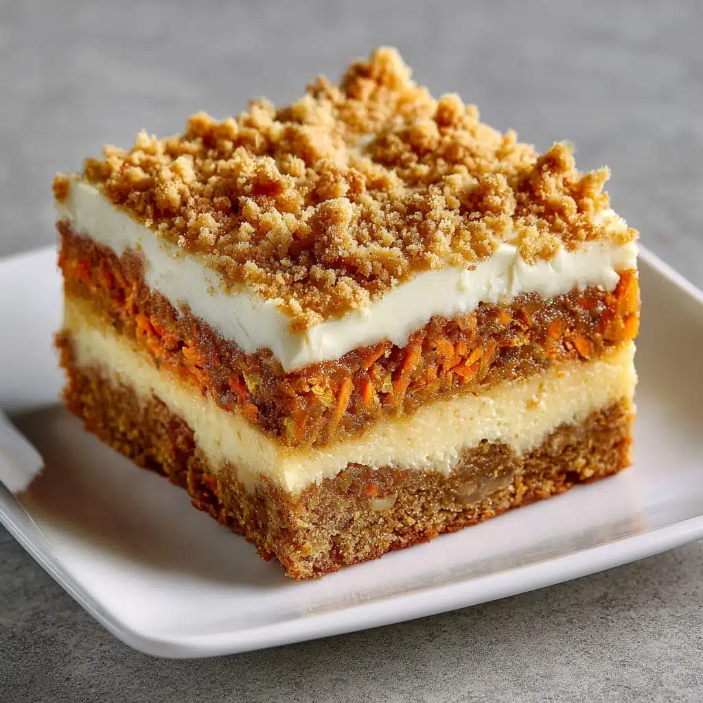Cream Cheese Carrot Cake Bars Recipe - Recipe Image