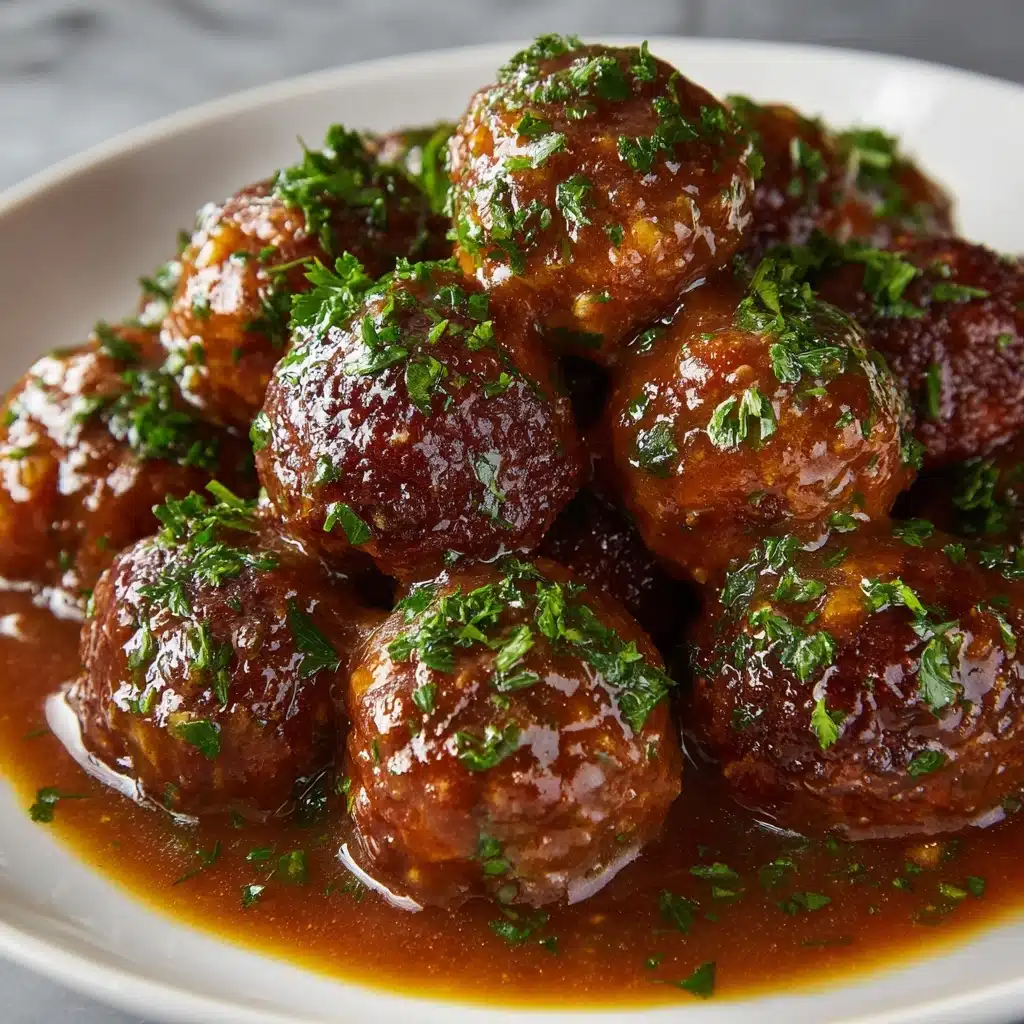 Beef Meatballs in Mushroom Sauce Recipe - Recipe Image