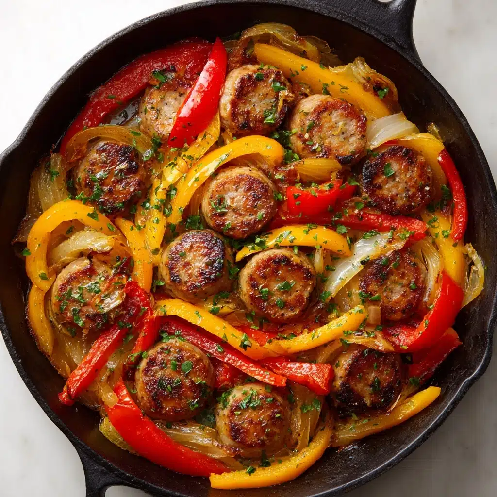 Sausage and Peppers Skillet Recipe - Recipe Image