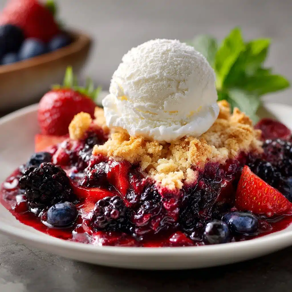 Mixed Berry Cobbler Recipe - Recipe Image