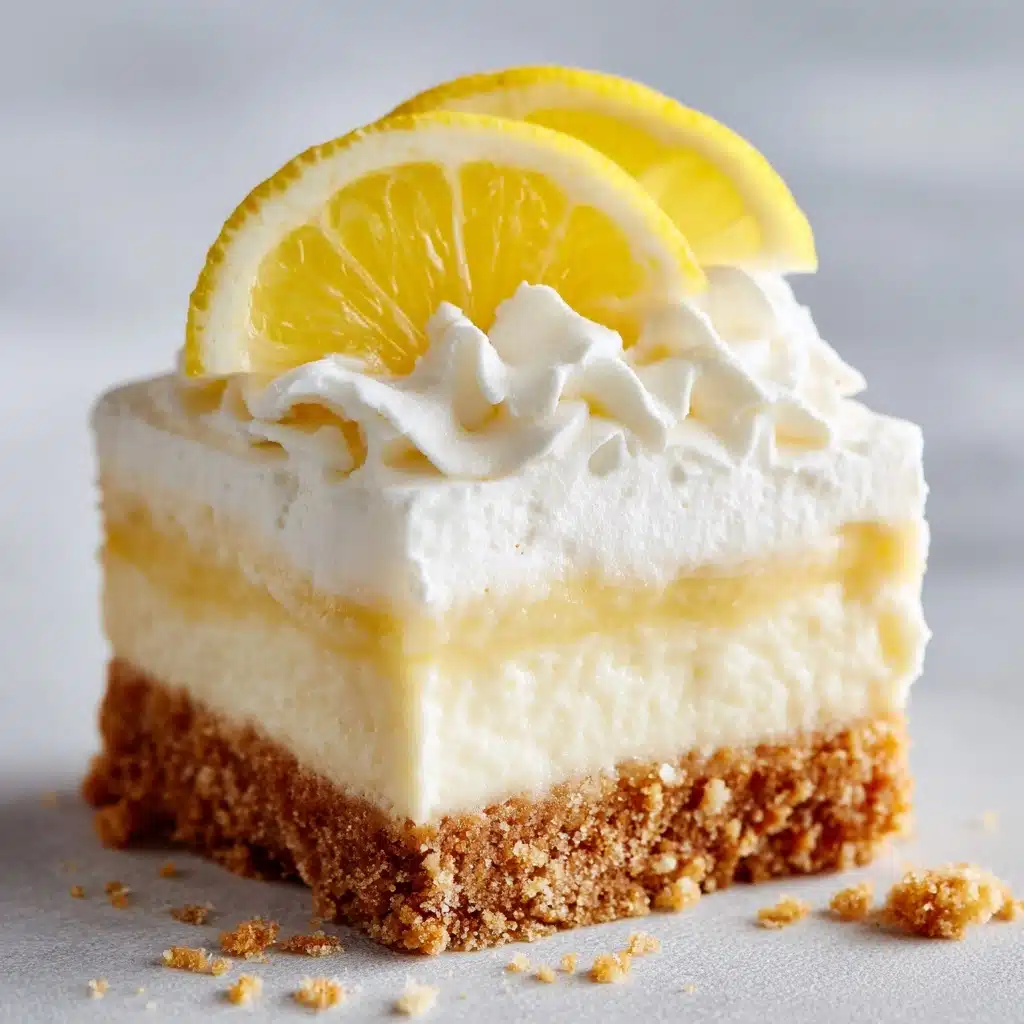 Zesty Lemon Cream Squares Recipe - Recipe Image