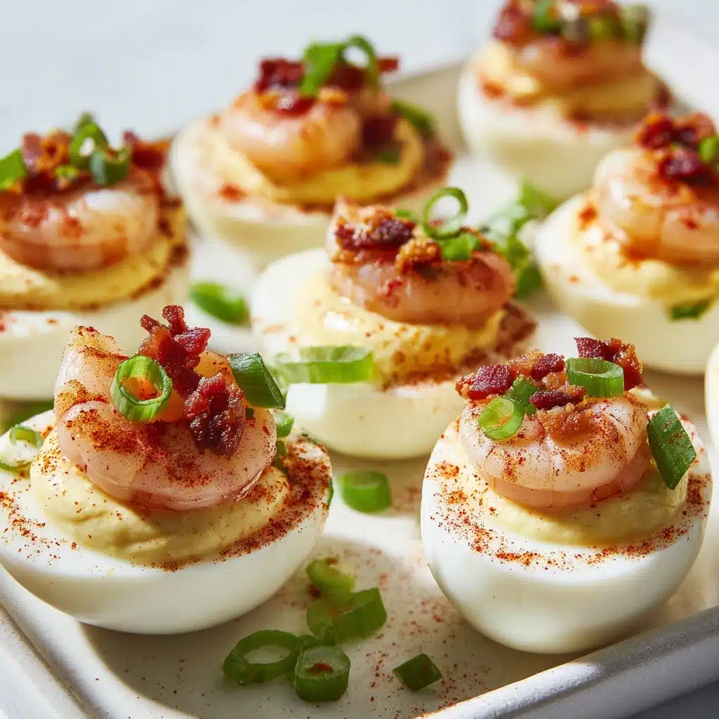 Cajun Shrimp Deviled Eggs Recipe - Recipe Image
