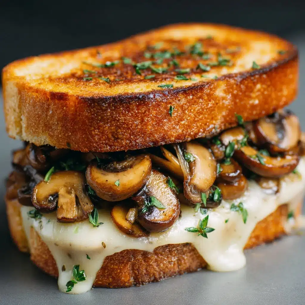 Mushroom Sandwich Melts Recipe - Recipe Image