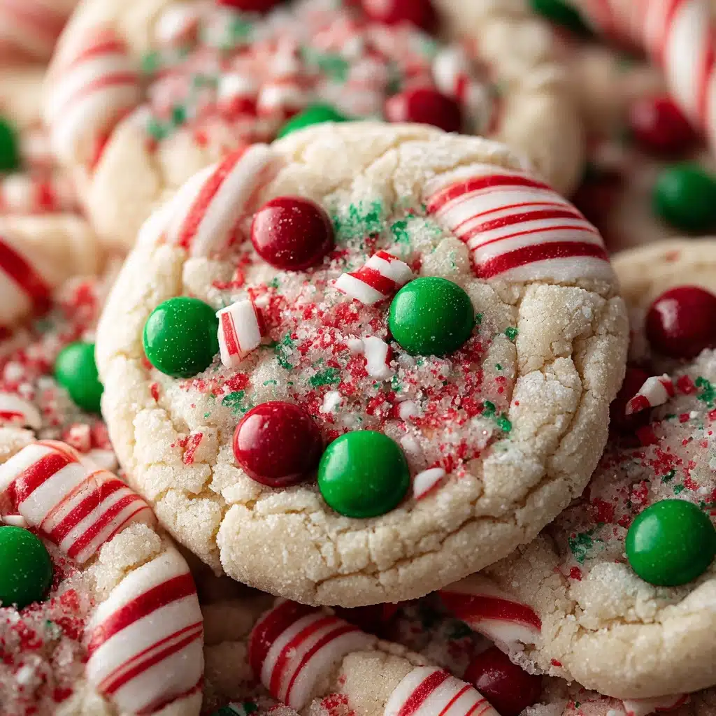 Candy Cane Kiss Cookies Recipe - Recipe Image