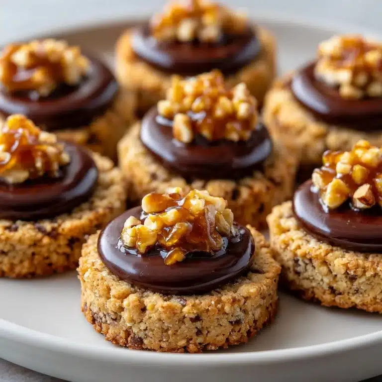 Chocolate Hazelnut Thumbprint Cookies Recipe