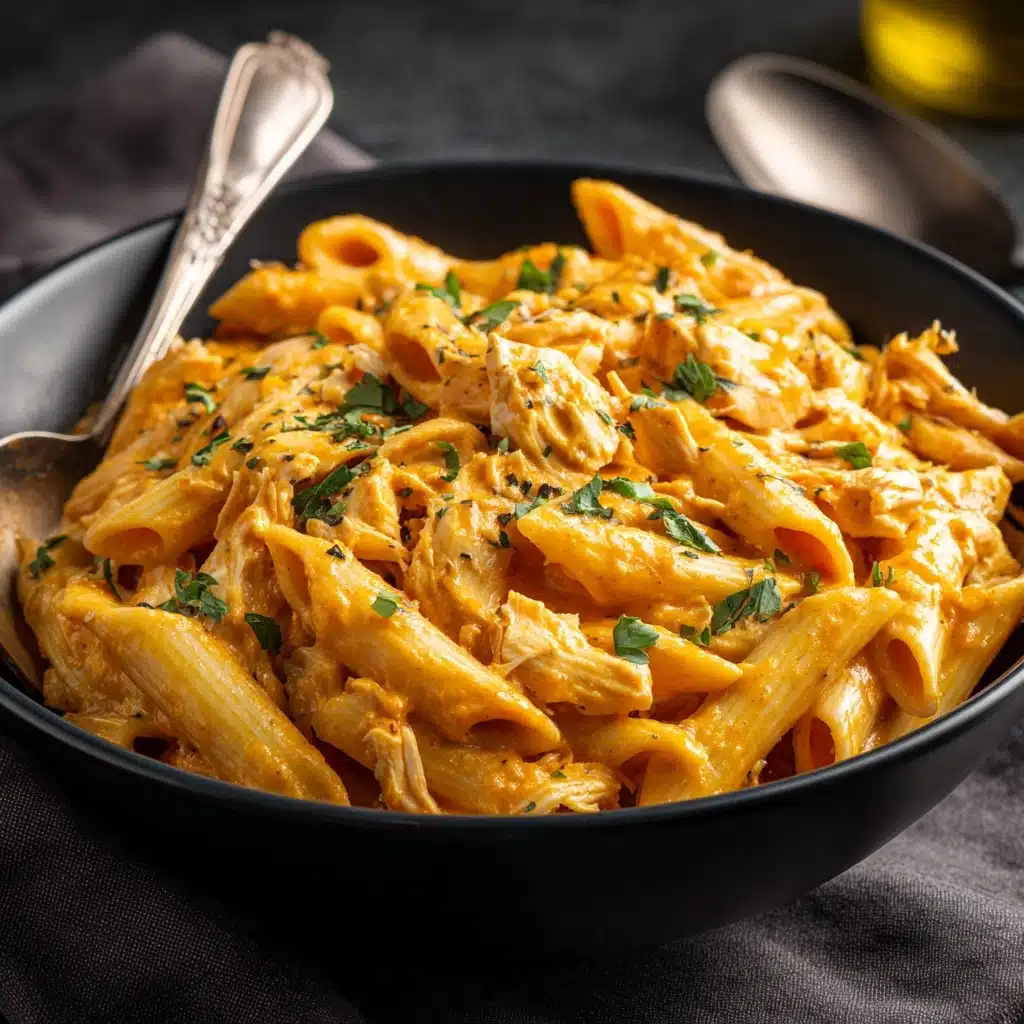 One Pot Cheesy Chicken Pasta Recipe - Recipe Image