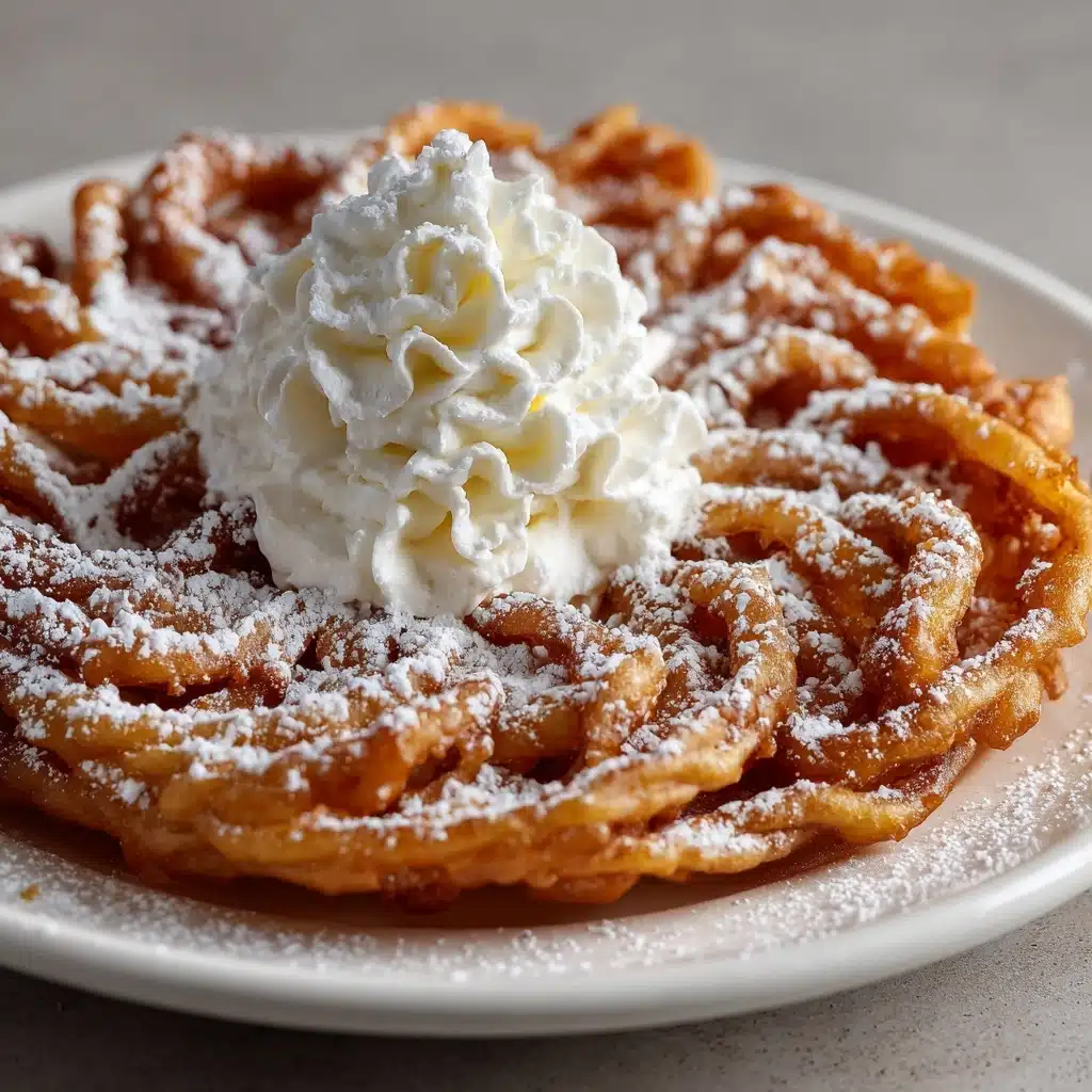 County Fair Funnel Cakes Recipe - Recipe Image