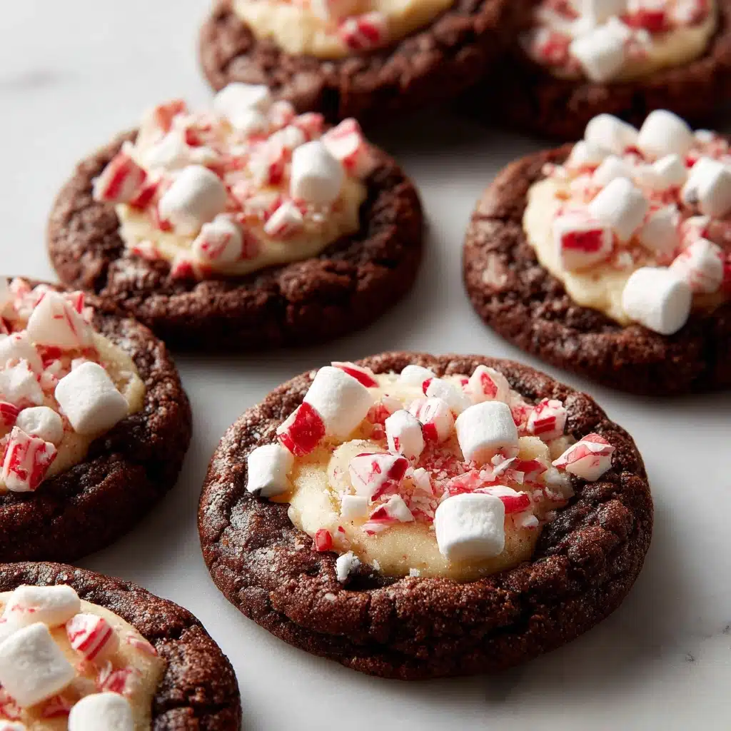 Hot Cocoa Peppermint Cookies Recipe - Recipe Image