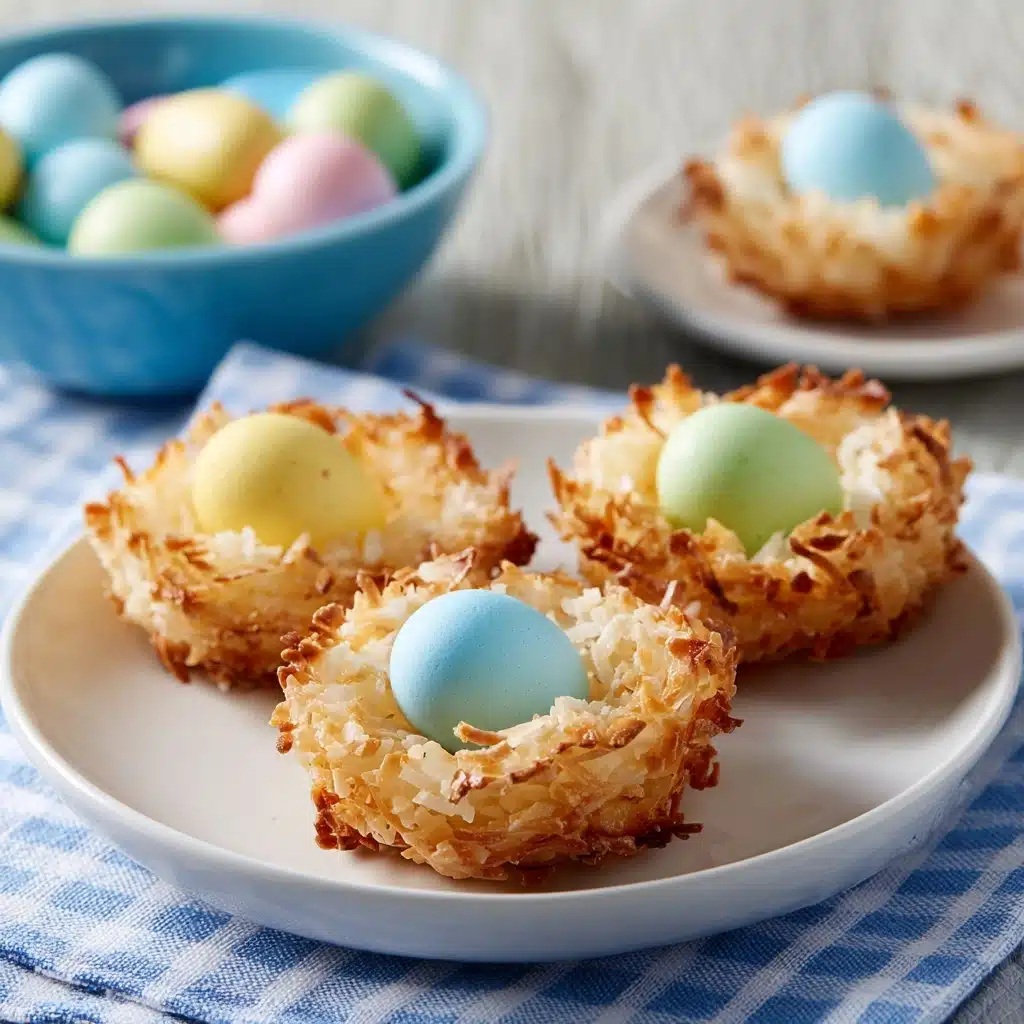 Coconut Macaroons Easter Birds Nests Recipe - Recipe Image