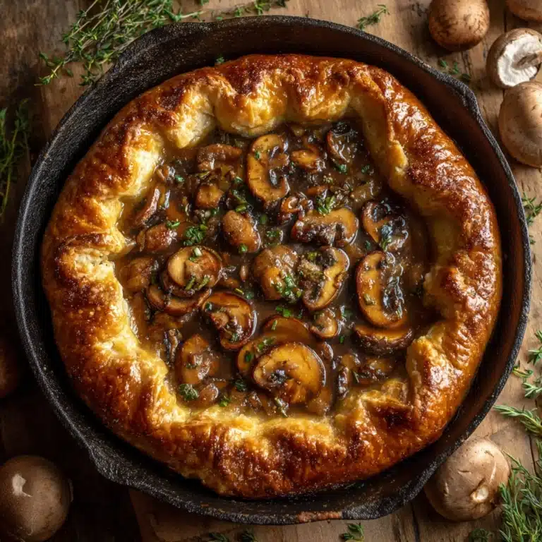 Creamy Mushroom Pot Pie with Flaky Crust Recipe