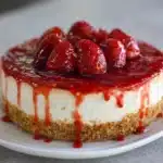 Strawberry Swirl Cheesecake Recipe