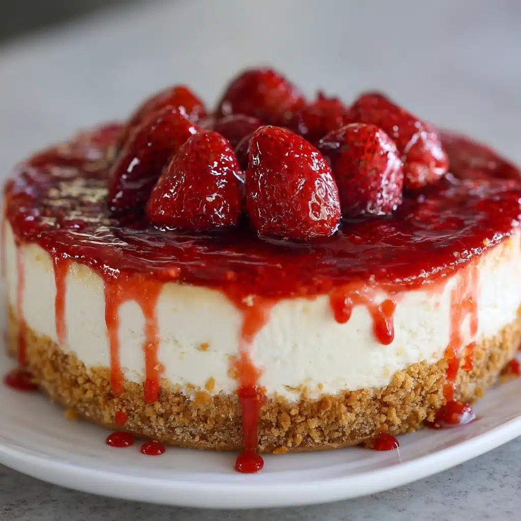 Strawberry Swirl Cheesecake Recipe