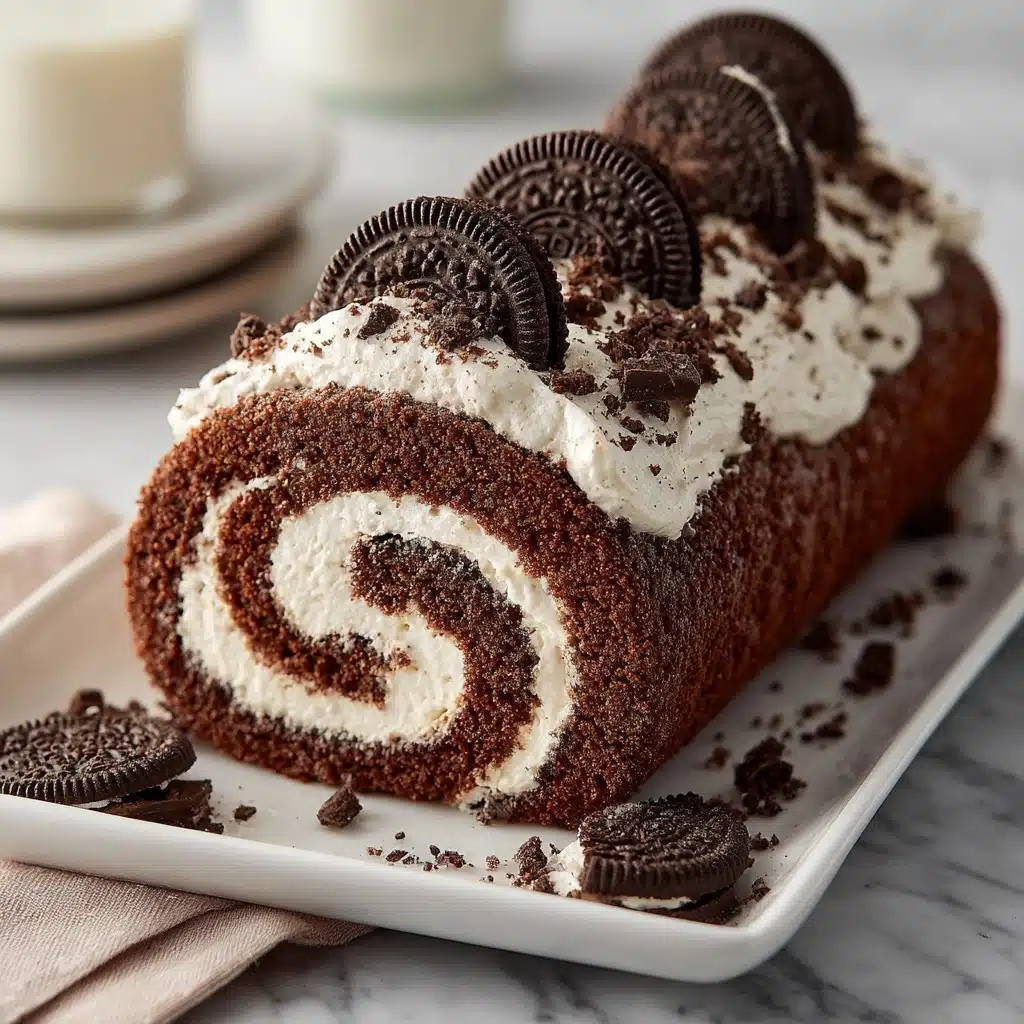 Cookies and Cream Cake Roll Recipe - Recipe Image