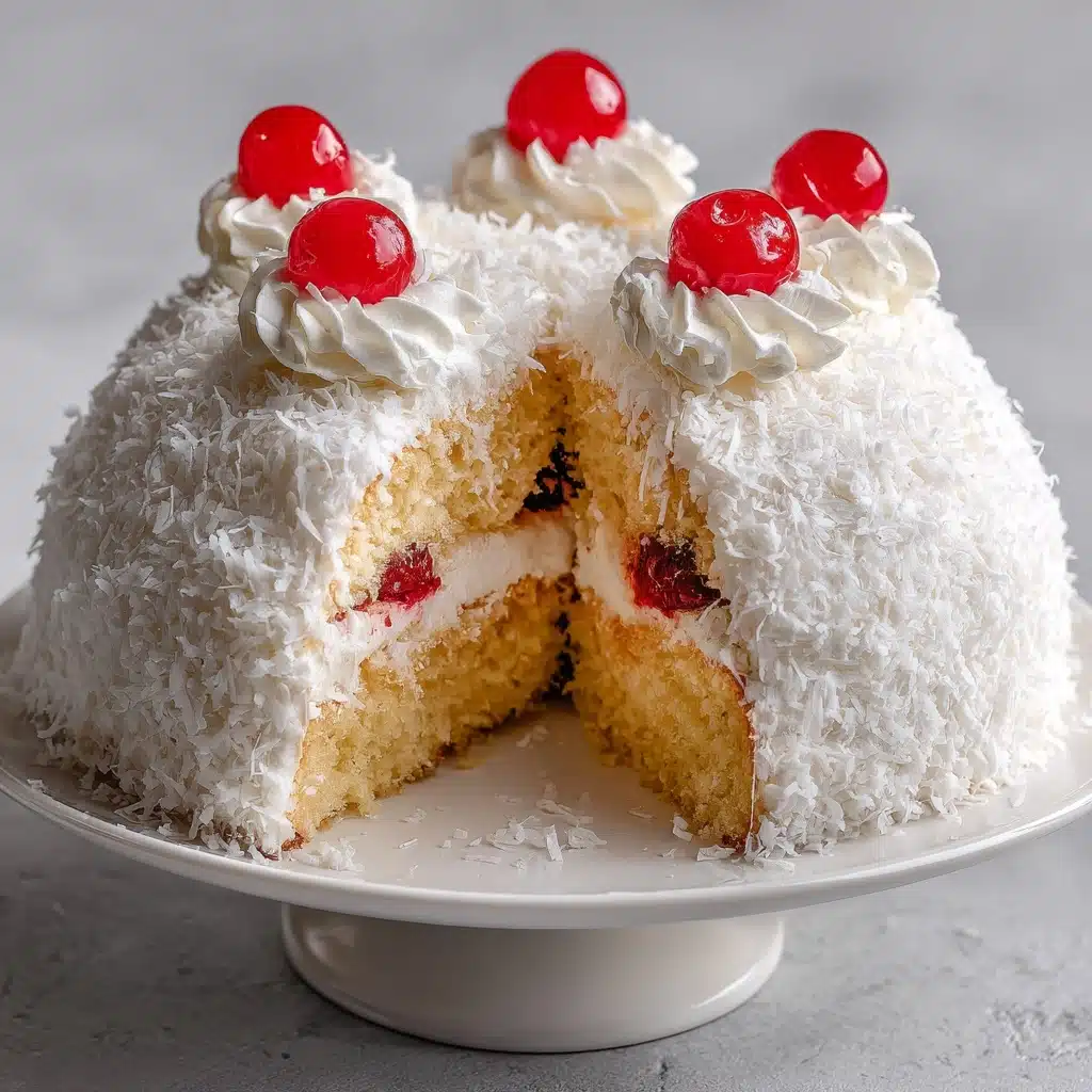 Old-Fashioned Snowball Cake Recipe - Recipe Image