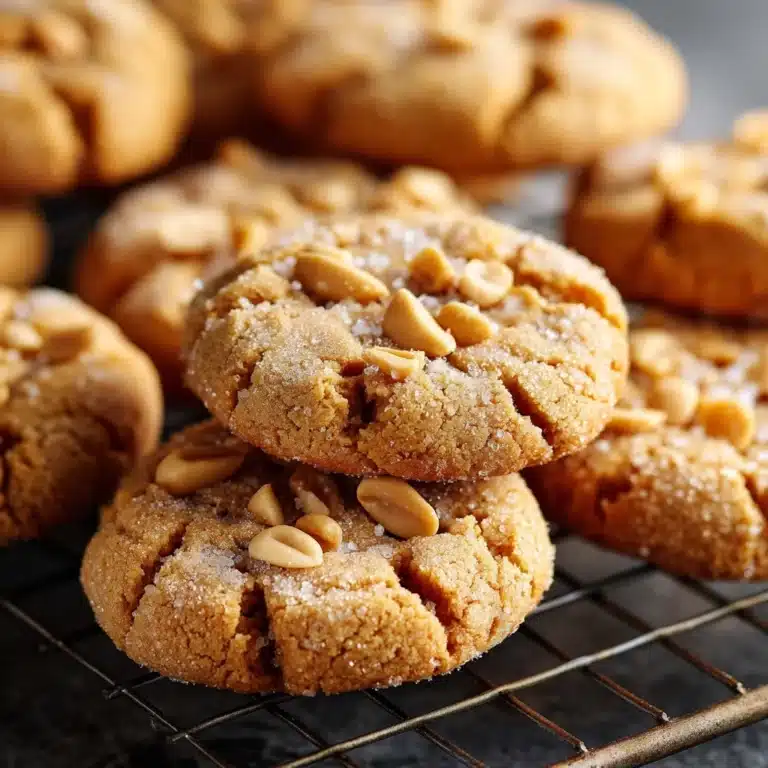 Gourmet Thick Peanut Butter Cookies Recipe