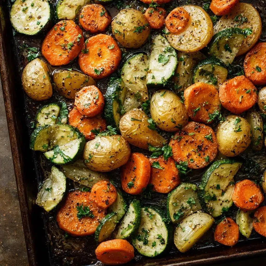 Roasted Potatoes, Carrots, and Zucchini Recipe - Recipe Image