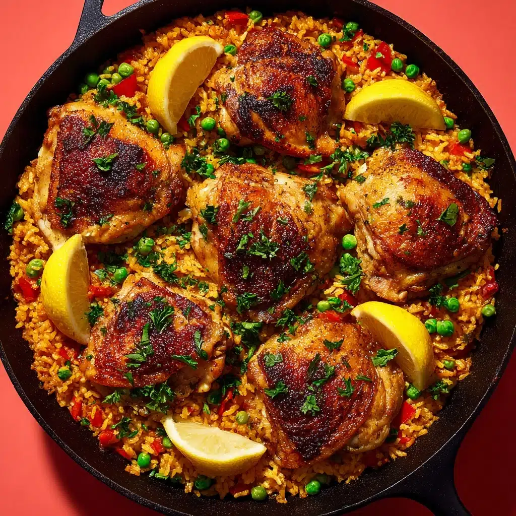 One Pan Spanish Chicken and Rice Recipe - Recipe Image