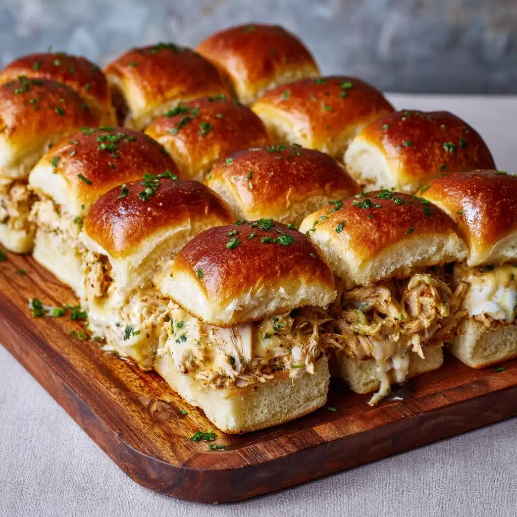 Cheesy BBQ Chicken Sliders Recipe - Recipe Image