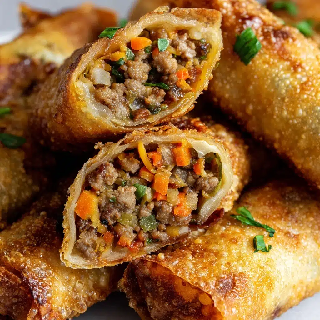 Spicy Beef Dumpling Rolls Recipe - Recipe Image