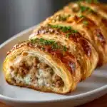 Easy Rotel Sausage & Cream Cheese Crescents Recipe