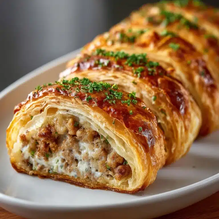 Easy Rotel Sausage & Cream Cheese Crescents Recipe