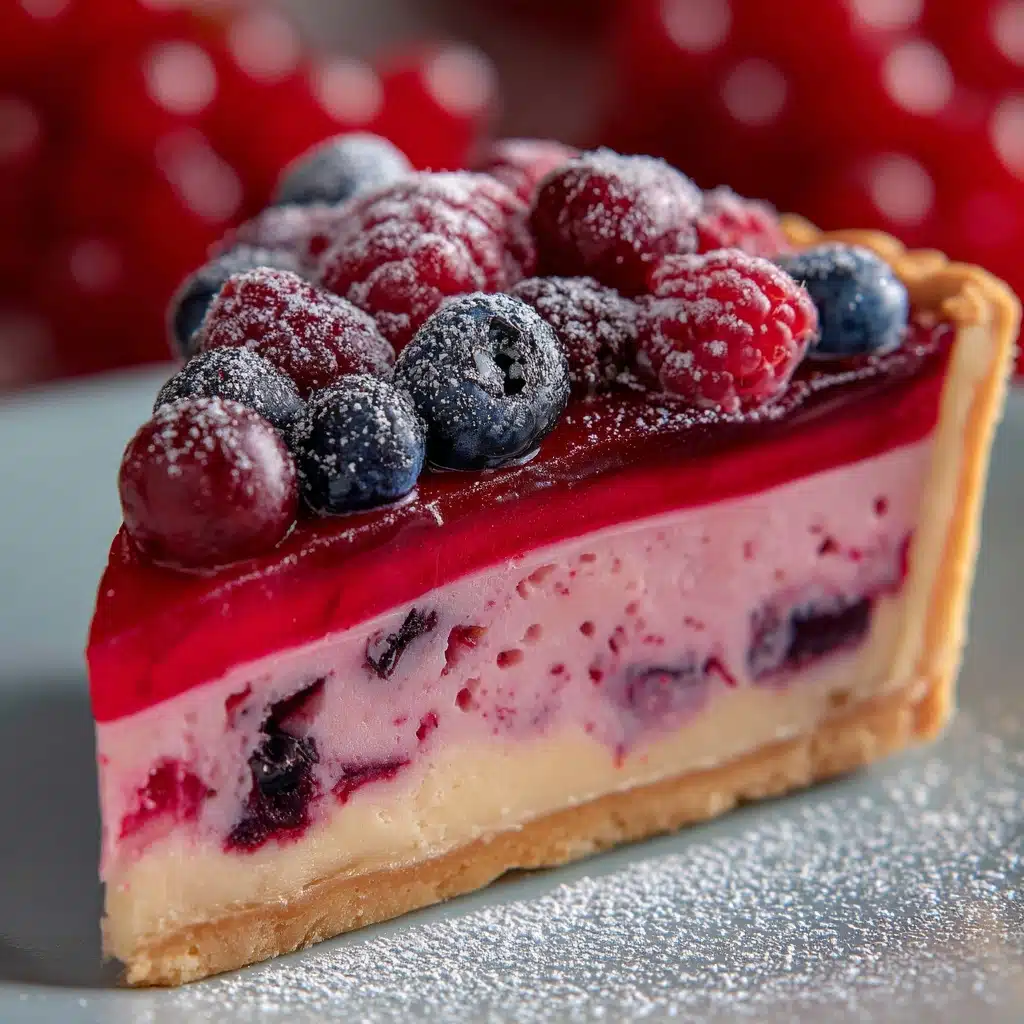 Cranberry Custard Pie Recipe - Recipe Image