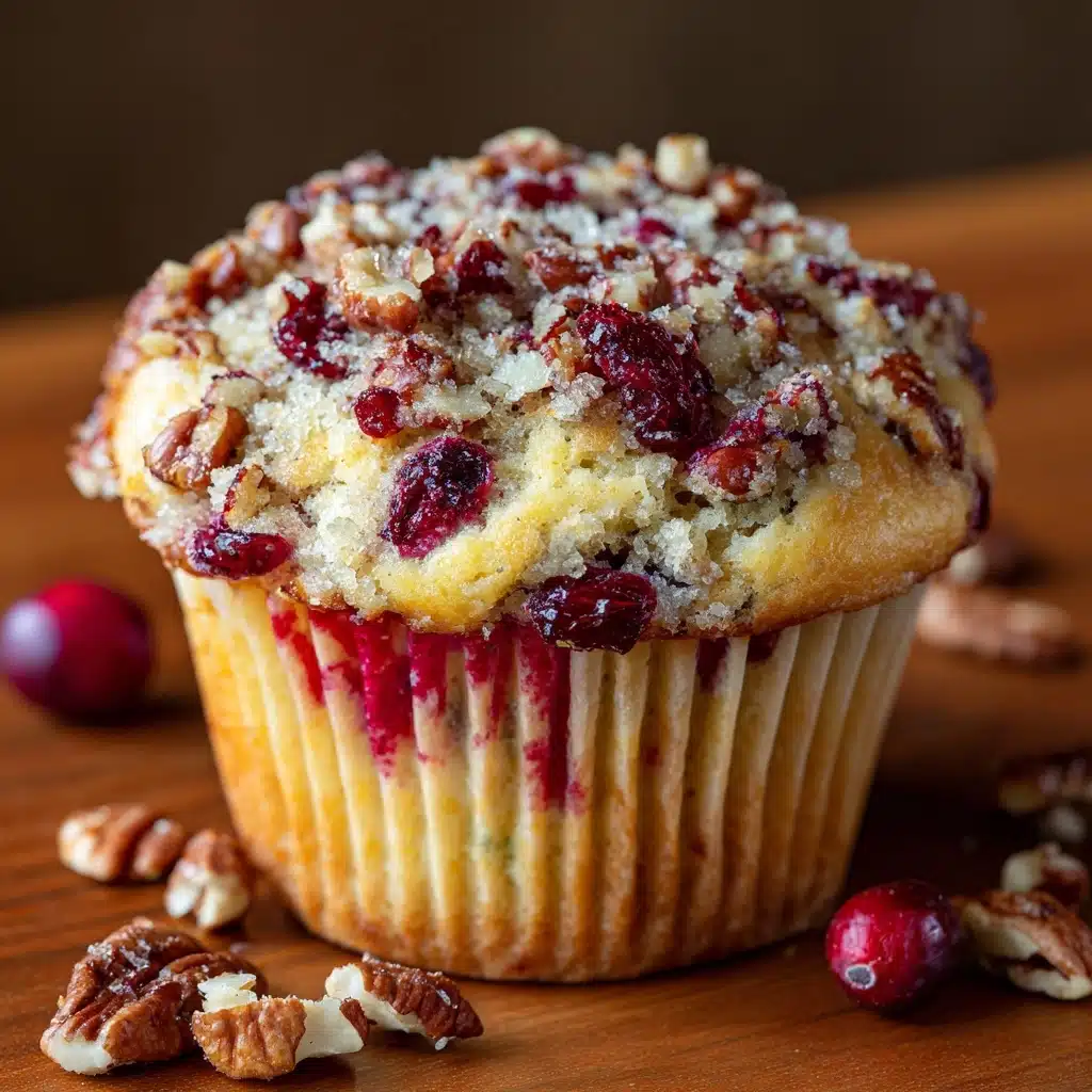 Cranberry Orange Pecan Muffins Recipe - Recipe Image