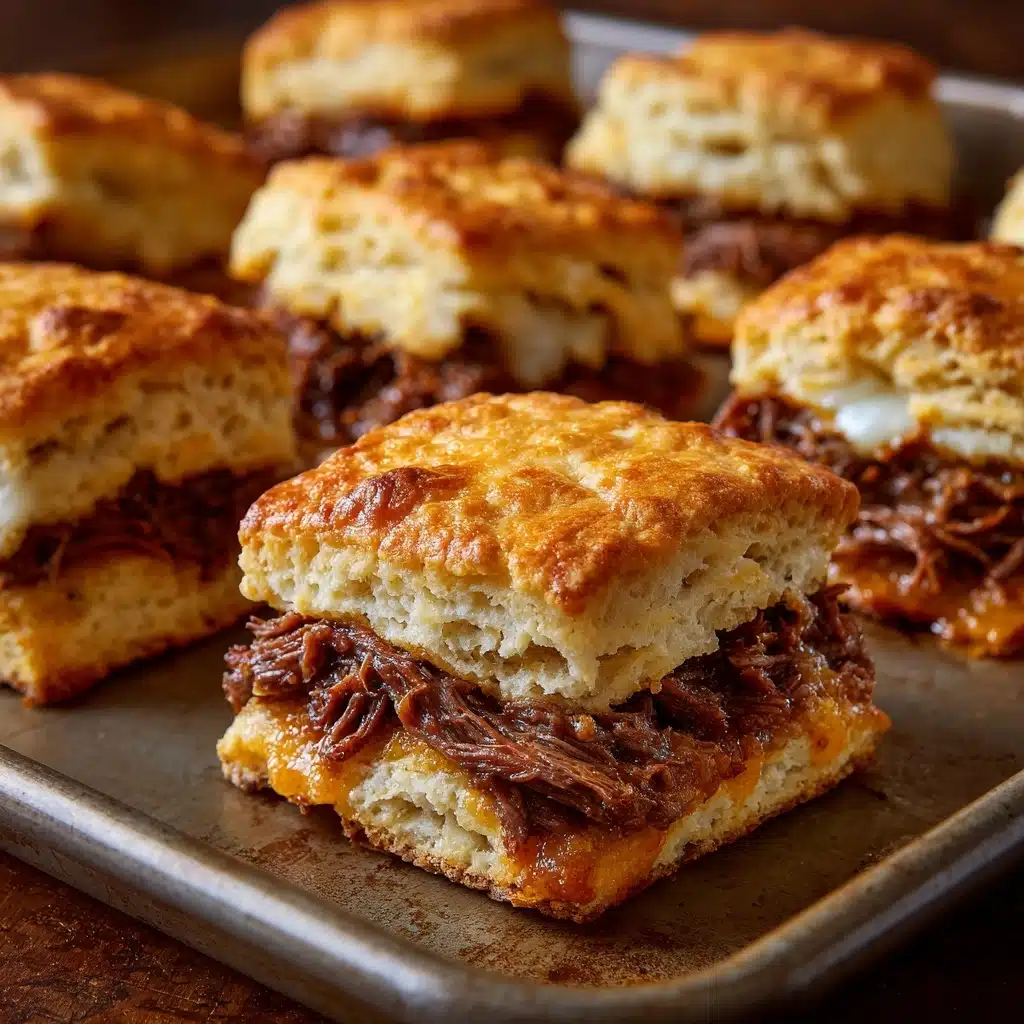 Baked French Dip Biscuits Recipe - Recipe Image