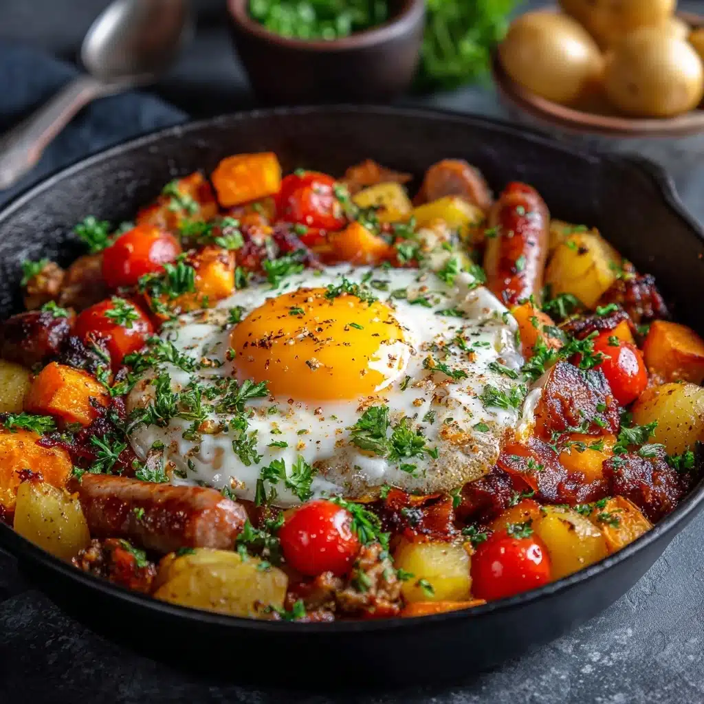 Roasted Potato & Sausage Hash with Spicy Tomato Butter Recipe