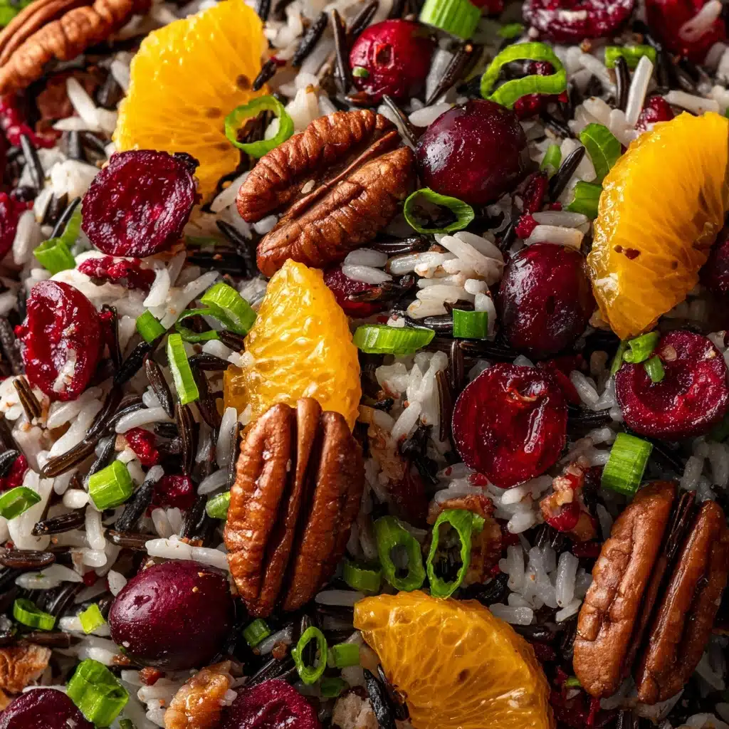 Wild Rice Salad with Orange and Cranberries Recipe - Recipe Image