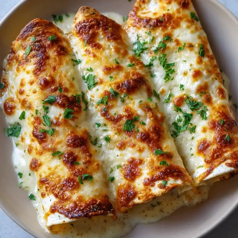 Chicken Enchiladas with Sour Cream White Sauce Recipe