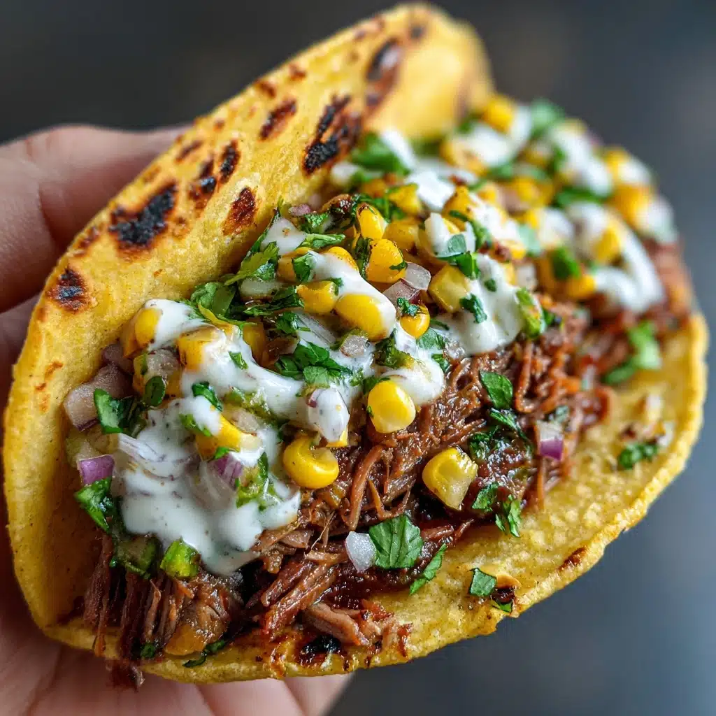 Grilled Steak Elote Tacos Recipe - Recipe Image