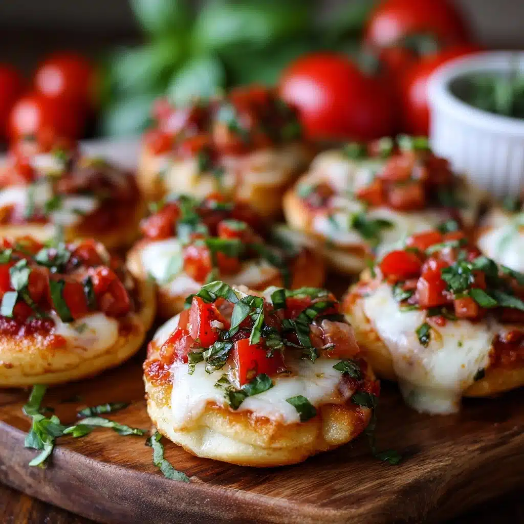 Homemade Mini Pizza Bagel Bites Recipe - Recipe Image