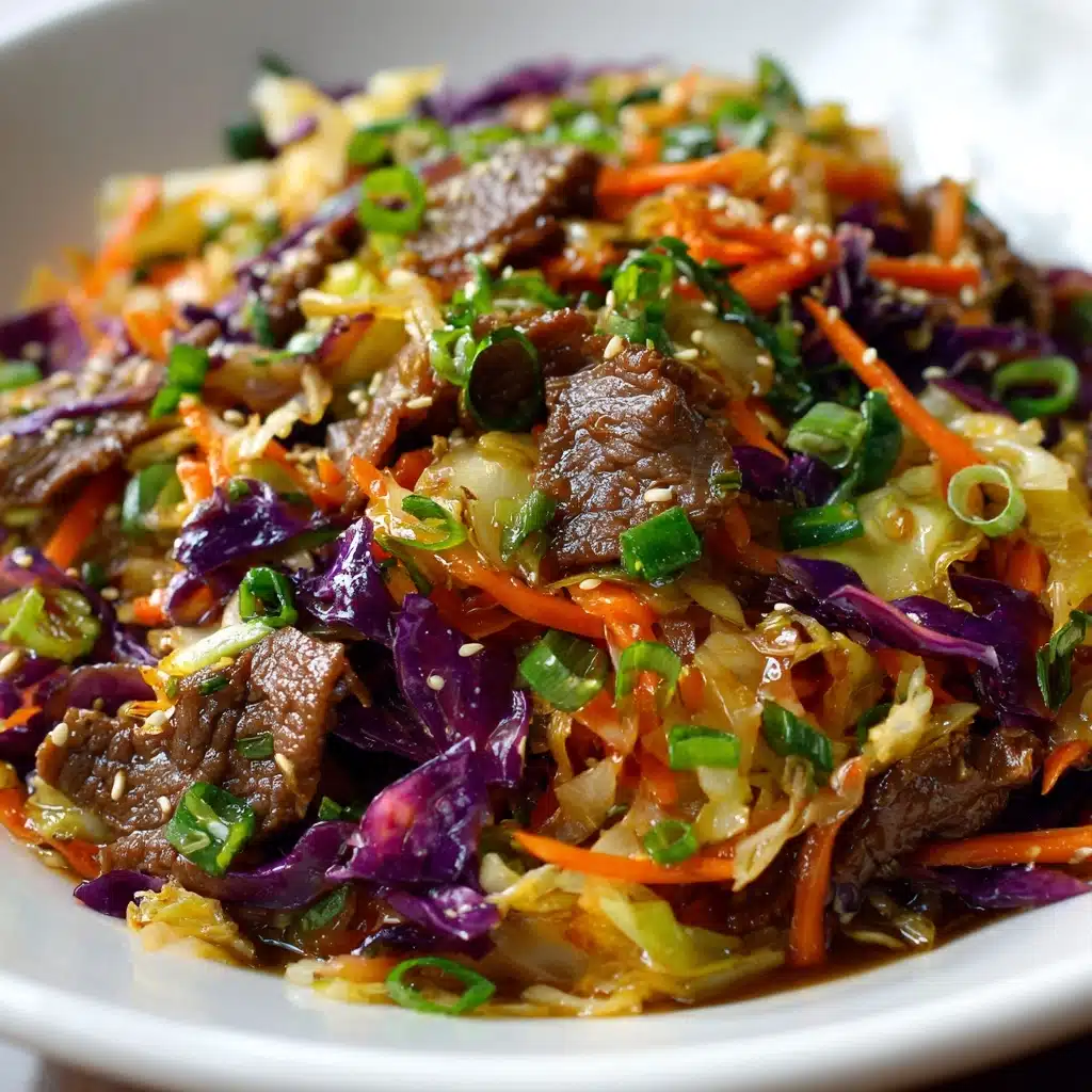 Beef and Cabbage Stir Fry Recipe - Recipe Image
