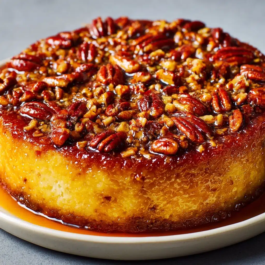 Upside-Down Georgia Pecan Cake Recipe - Recipe Image