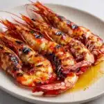 Char-Grilled King Prawns with Lemon Recipe