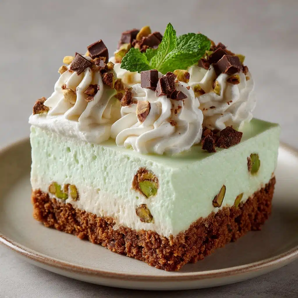Pistachio Cheesecake with Almond Crust Recipe - Recipe Image