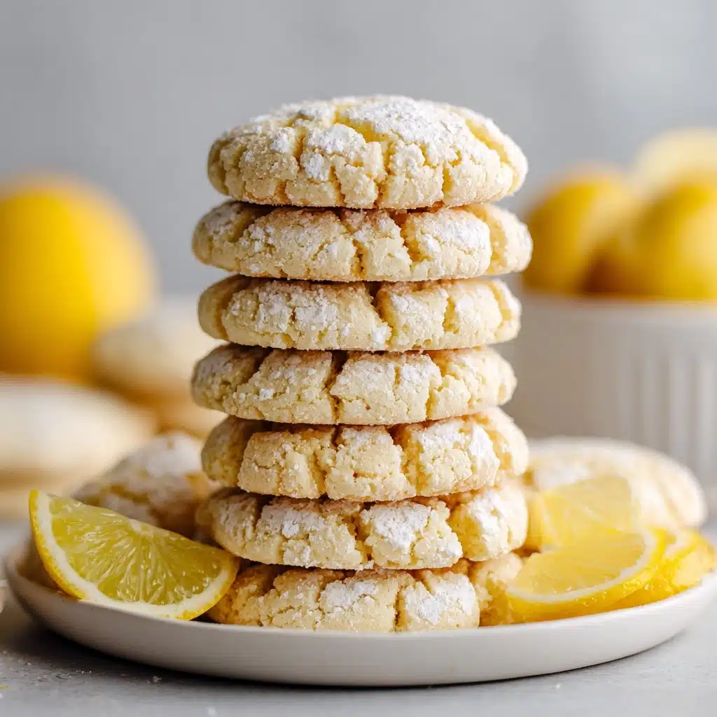 Gluten-Free Almond Flour Lemon Cookies Recipe - Recipe Image