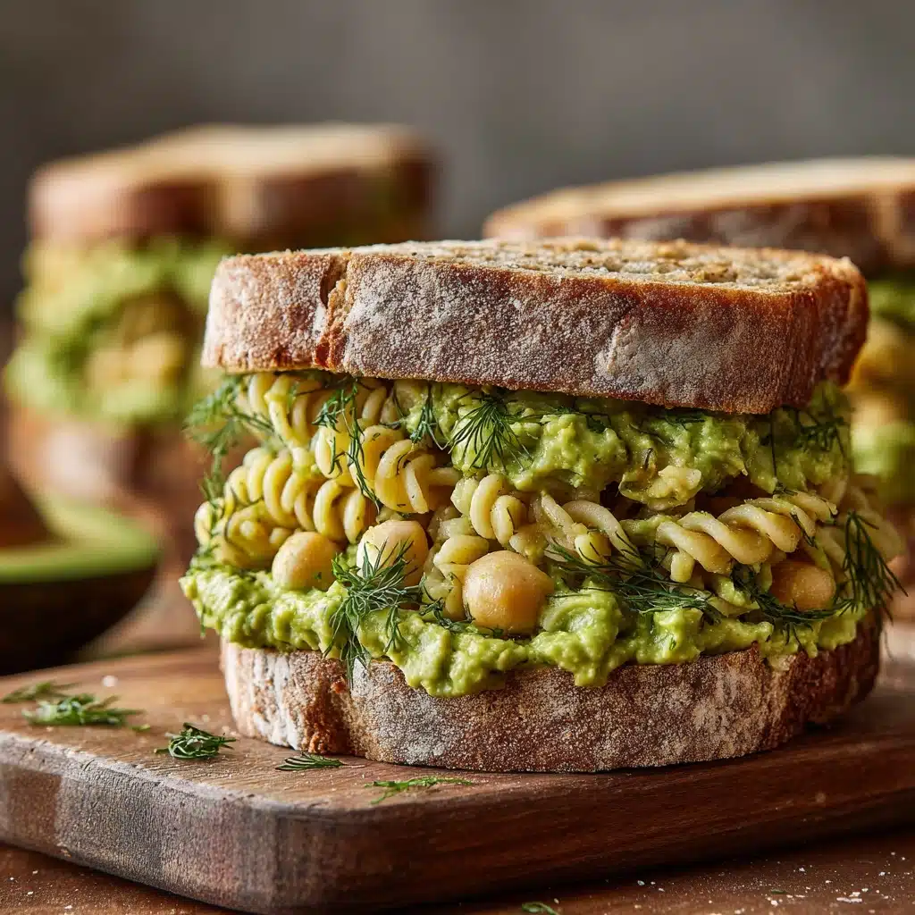 Smashed Chickpea Avocado Dill Pickle Sandwiches Recipe - Recipe Image