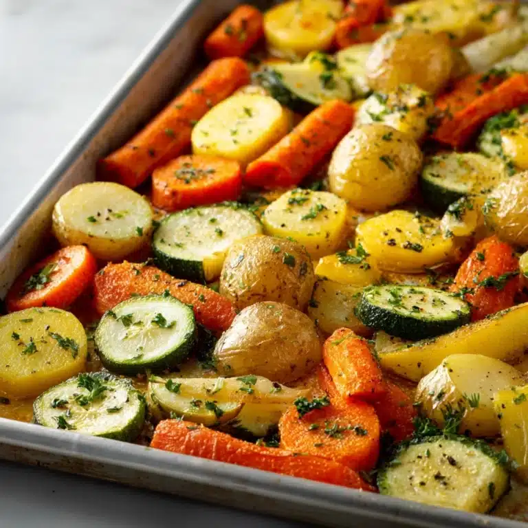 Roasted Potatoes, Carrots, and Zucchini Recipe