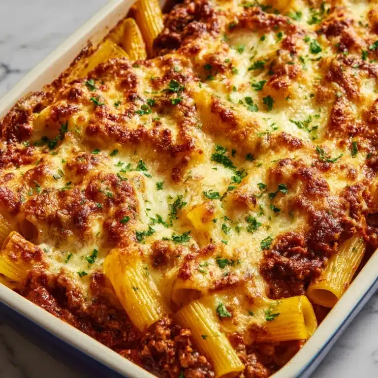 Easy Baked Rigatoni Pasta Recipe