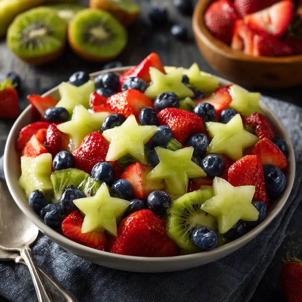 July Patriotic Fruit Salad Recipe - Recipe Image